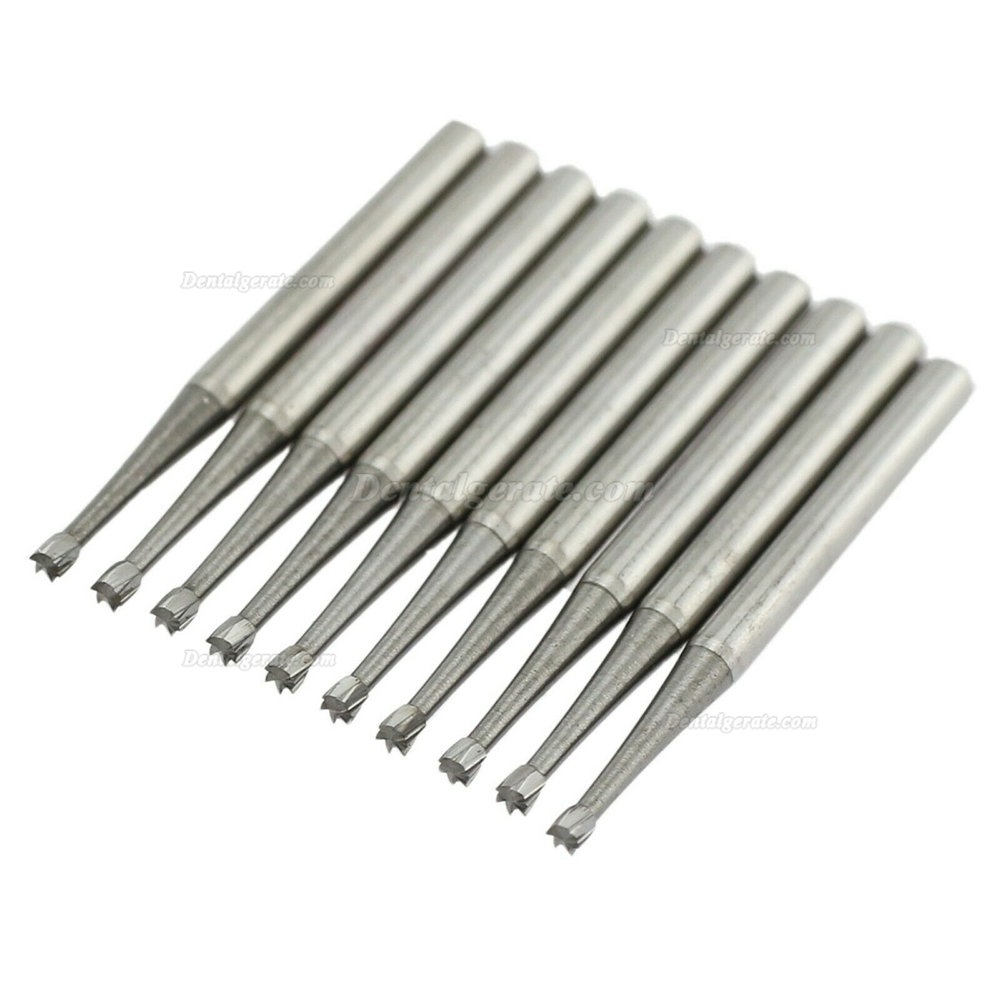 10 St&uuml;ck SBT FG 35 36 37 FG-Schaft Hartmetallbohrer Zahnmedizin 1.6mm Umgekehrter Kegel Zahnbohrer